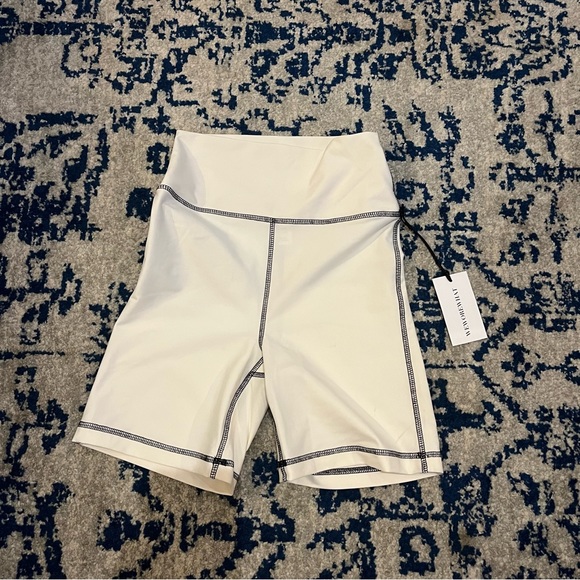 WeWoreWhat Pants - We Wore What Corset Biker Short